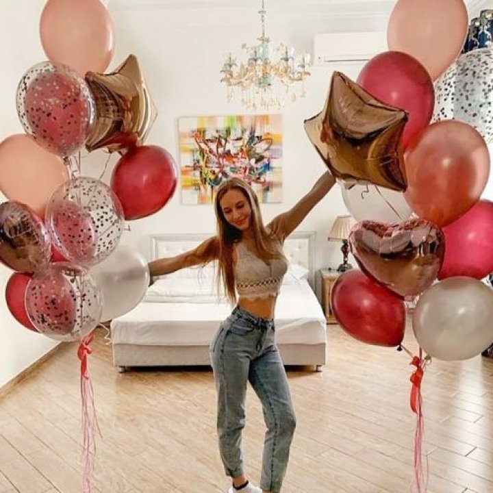 Фонтаны шаров "Селебрити" в Абакане