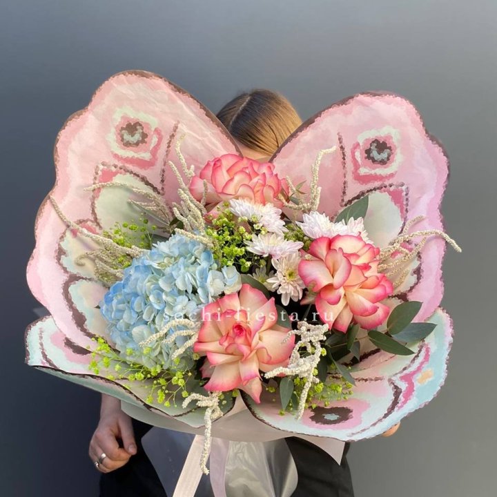 Дизайнерский букет бабочка №5 в Абакане