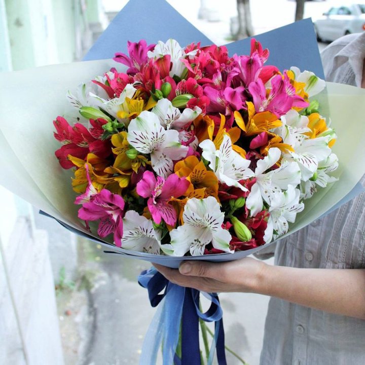 Микс альстромерий в Абакане