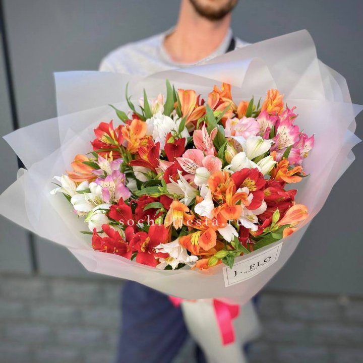 Микс альстромерий №5 в Абакане