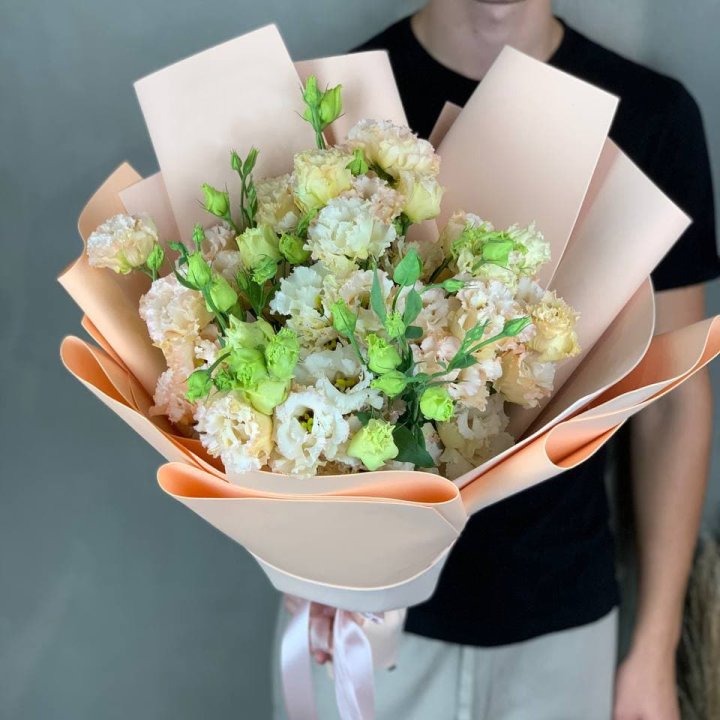 Букет эустом "Крем" в Абакане