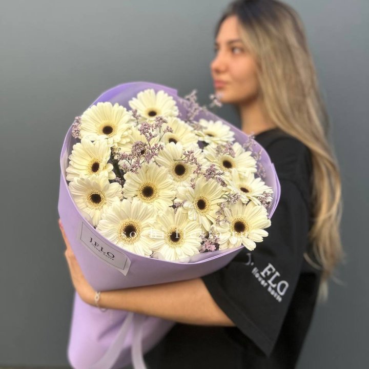 Букет голландских гербер "Лавандер" в Абакане