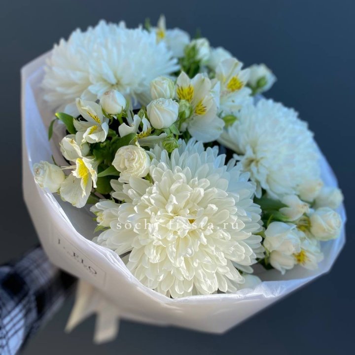 Букет из хризантем "Миранда" в Абакане