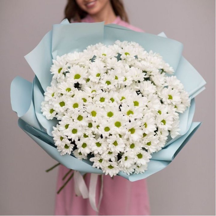  Букет хризантем "Бон-бон" в Абакане