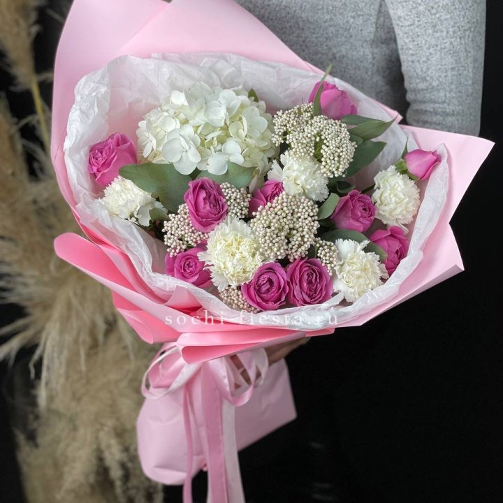 Букет с мисти бабблс №1 в Абакане