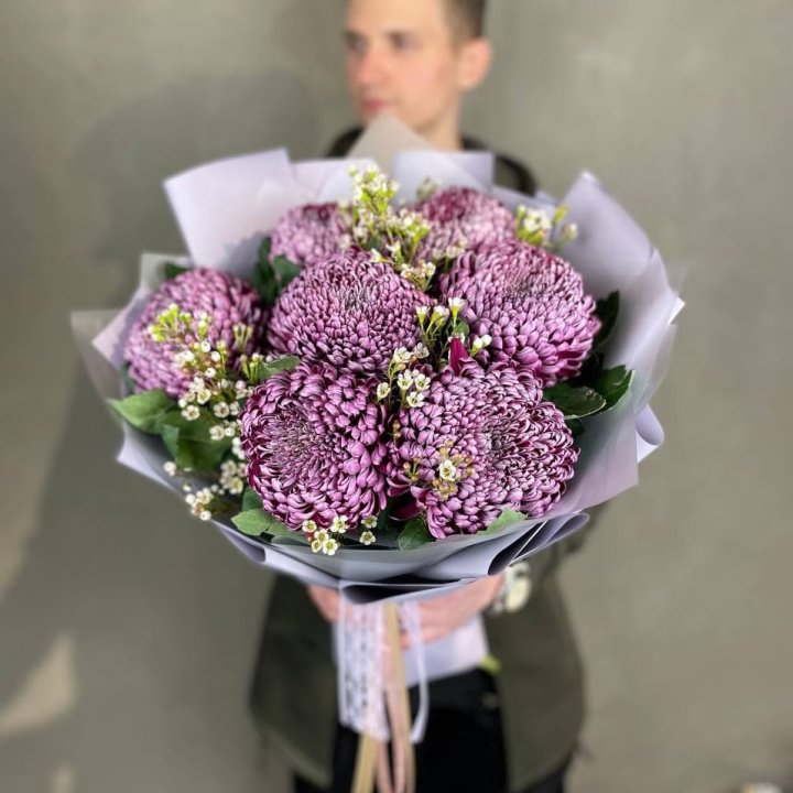 Букет хризантем "Палермо" в Абакане