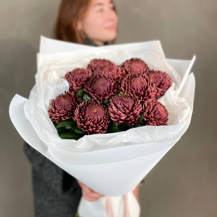 Букет хризантем "Касиопия" в Абакане