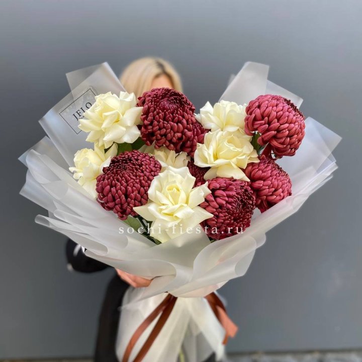 Дуо бигуди и розы в Абакане