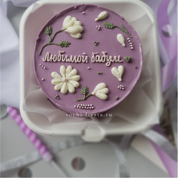 Бенто-торт "Любимой бабуле" в Абакане