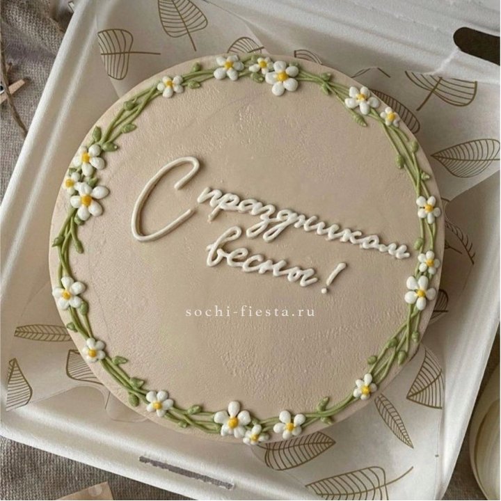 Бенто-торт "C праздником весны!"  в Абакане