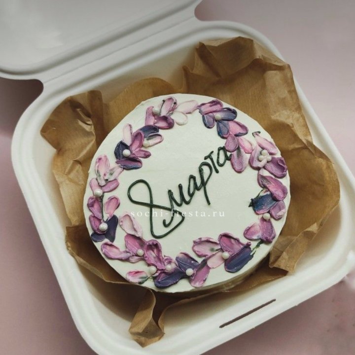 Бенто-торт "8 марта цветы"  в Абакане