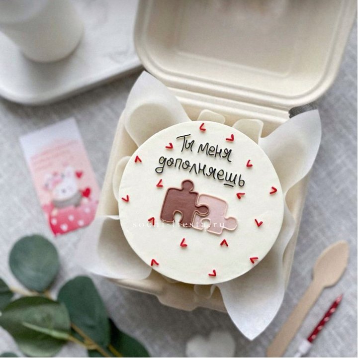 Бенто-торт "ТЫ меня дополняешь"  в Абакане