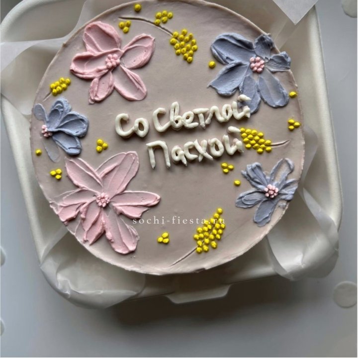Бенто-торт "Светлой Пасхи" 3 в Абакане