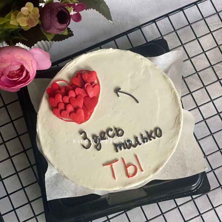 Бенто-торт "В моем сердце только ты"  в Абакане