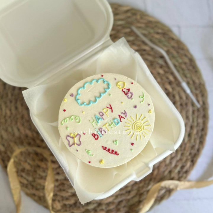 Бенто-торт "С днем рождения!"  в Абакане