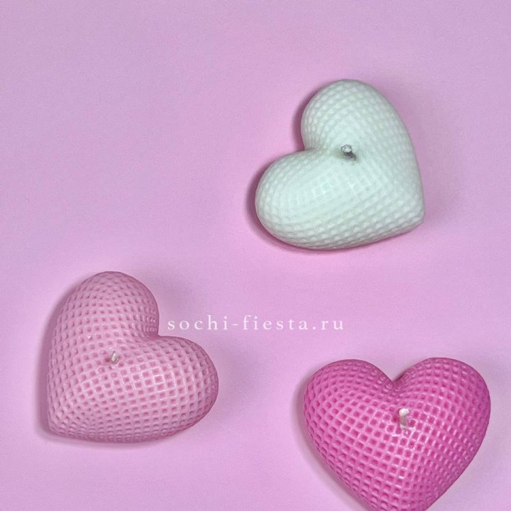 Набор свеч сердец в Абакане