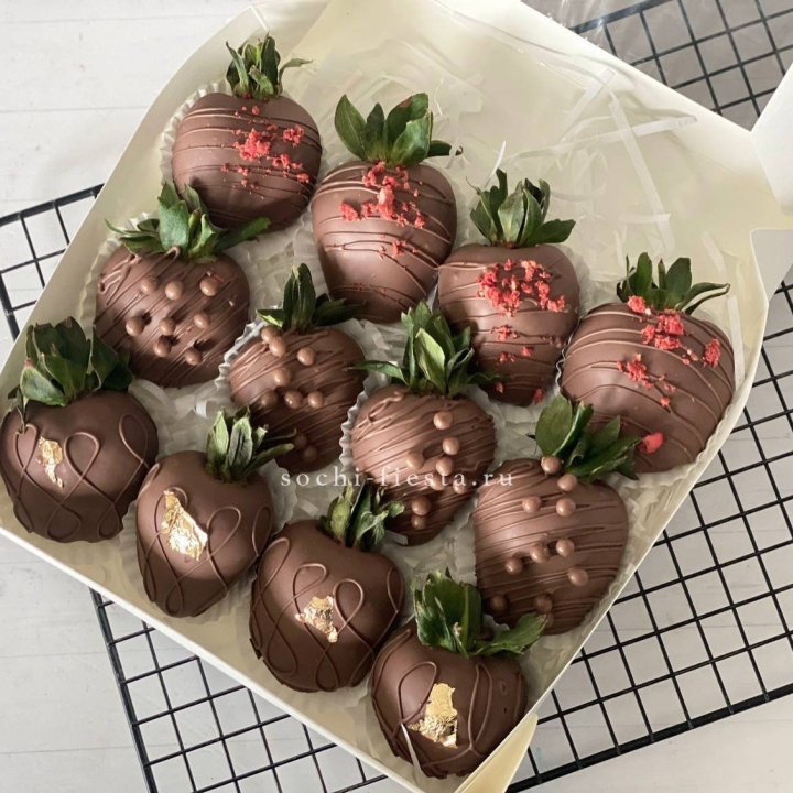 Клубника в шоколаде 12 ягод в Абакане