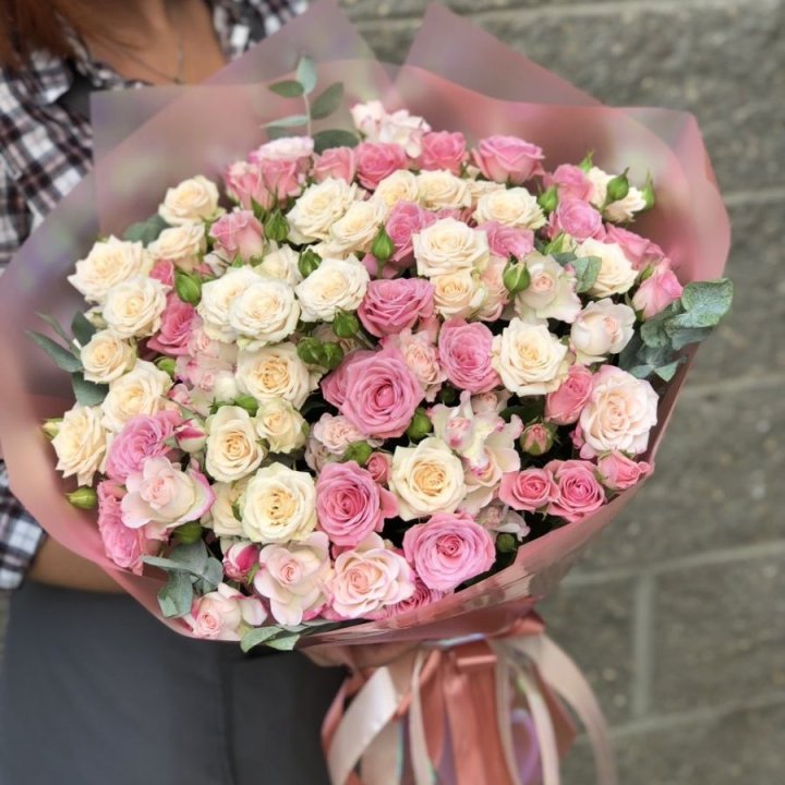 21 кустовая роза в Абакане