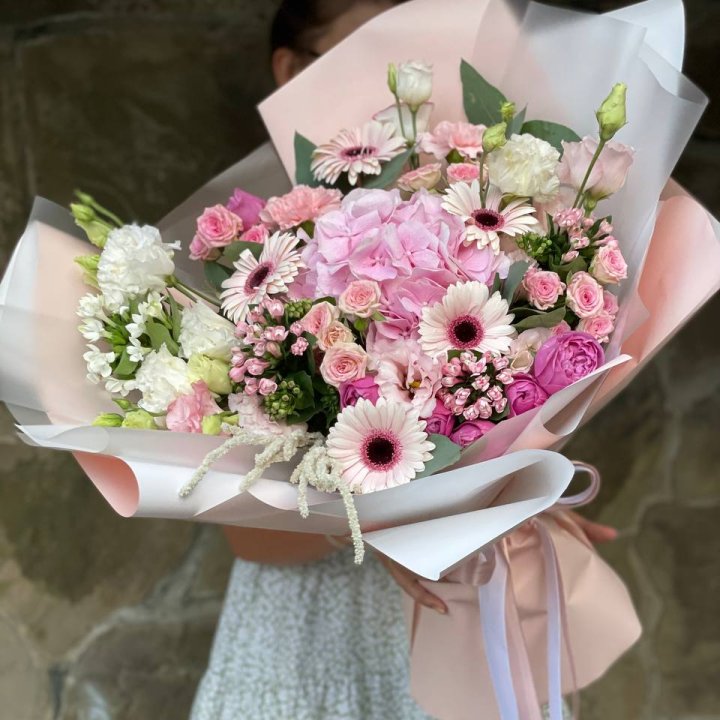 Авторский букет Пич в Абакане