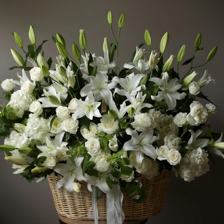 Цветочная корзина макси №3 в Абакане