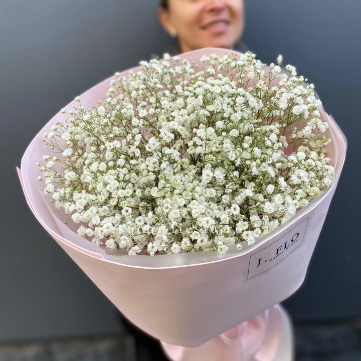 11 белых гипсофил в фоамиране в Абакане