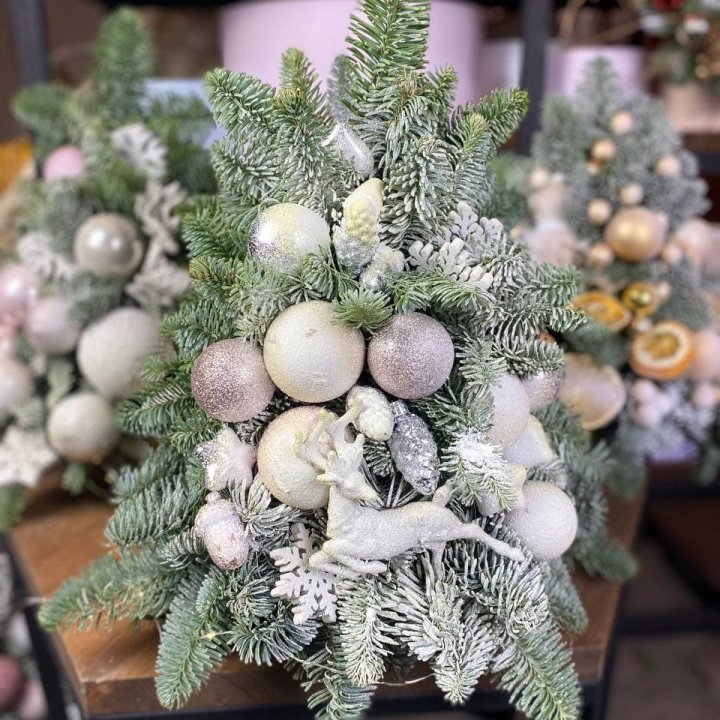 Ёлочка "Хепи крисмас" в Абакане