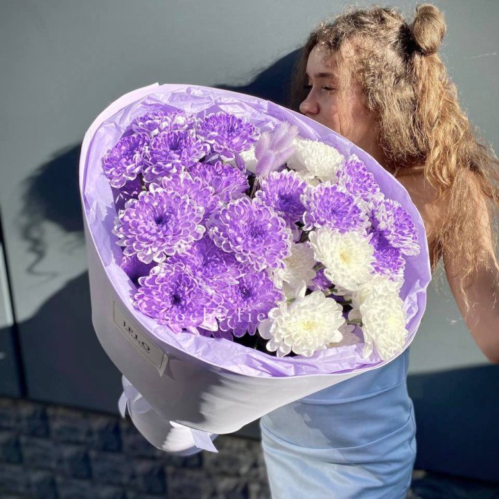  Букет хризантем "Сирена" в Абакане