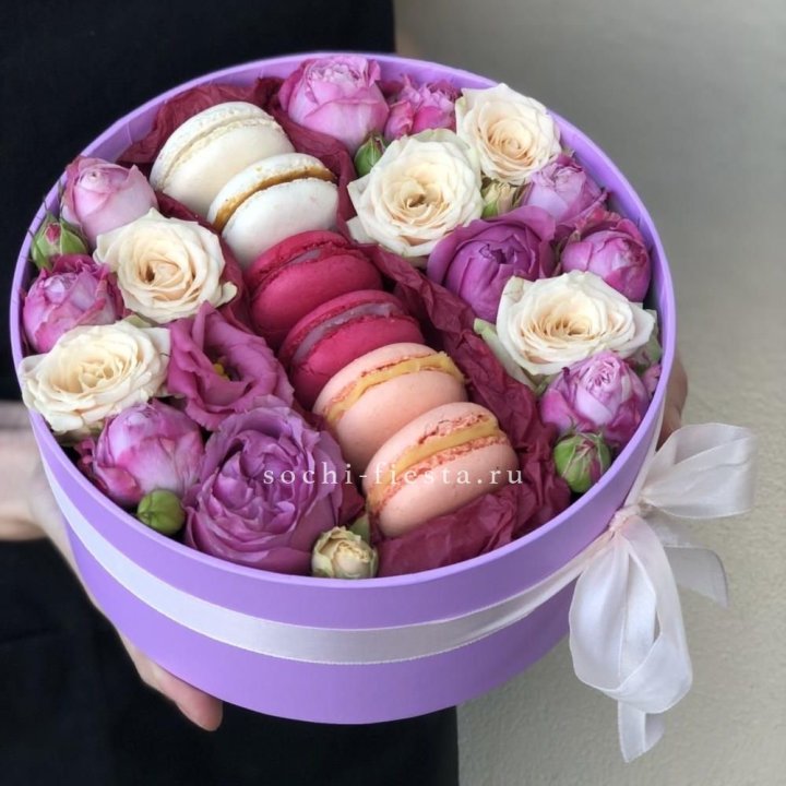 Цветочный бокс "Лаванди" в Абакане