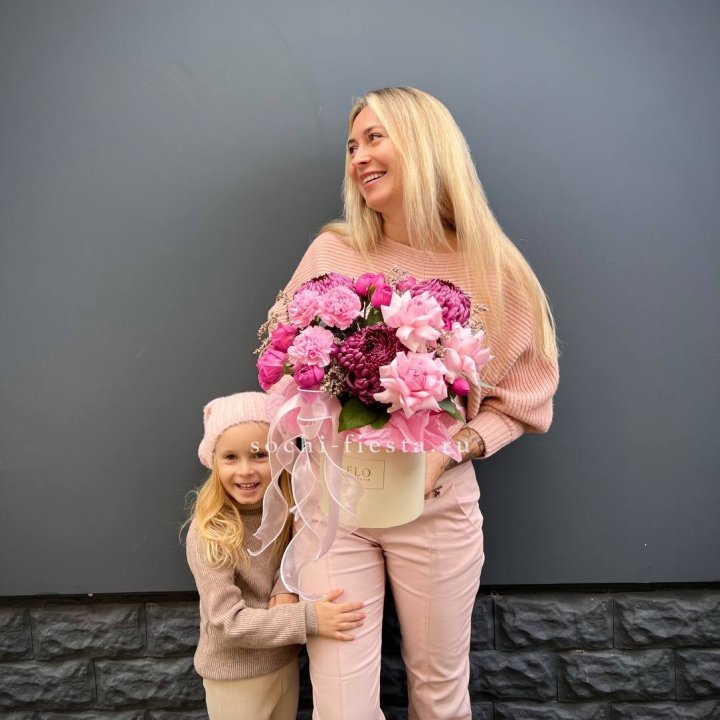 Цветочный бокс "Альба" в Абакане