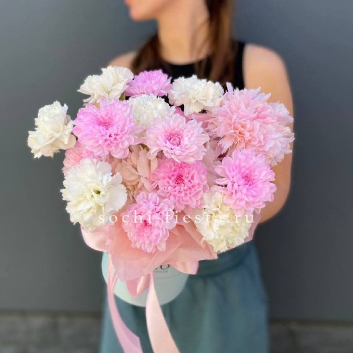 Коробка с цветами "Фиона" в Абакане