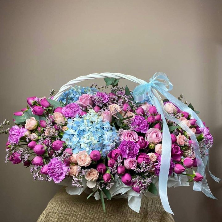 Авторская корзина "Лавандерия" в Абакане