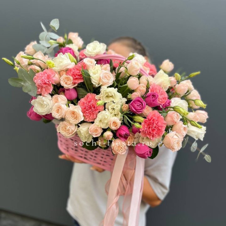 Цветочная корзина "Флоренция" в Абакане