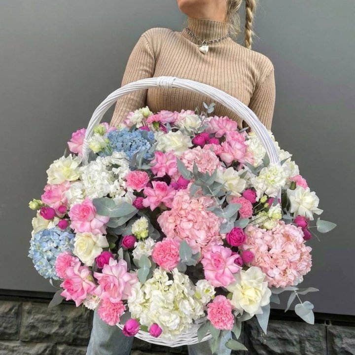Цветочная корзина №3 в Абакане