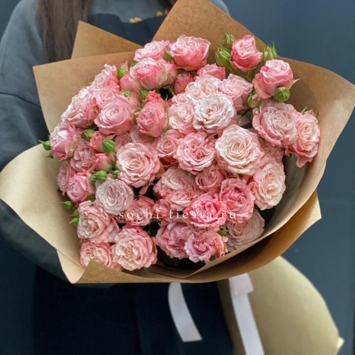 Пионовидные розы Bombastic №2 в Абакане