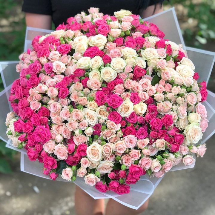 101 кустовая роза в Абакане