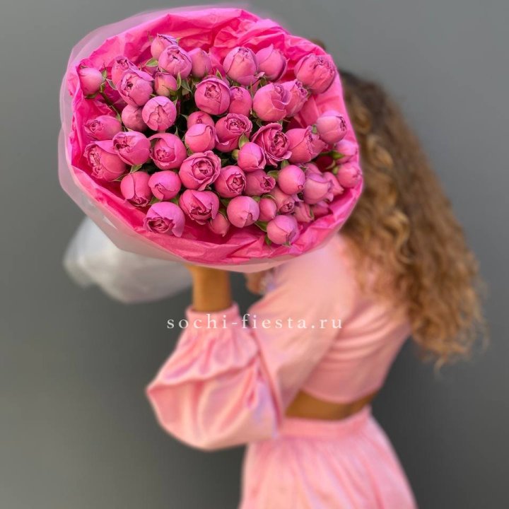 Букет из пионовидных роз  в Абакане