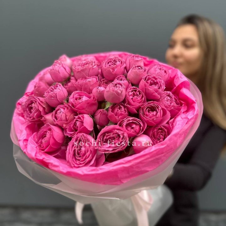 Букет из пионовидных роз  в Абакане