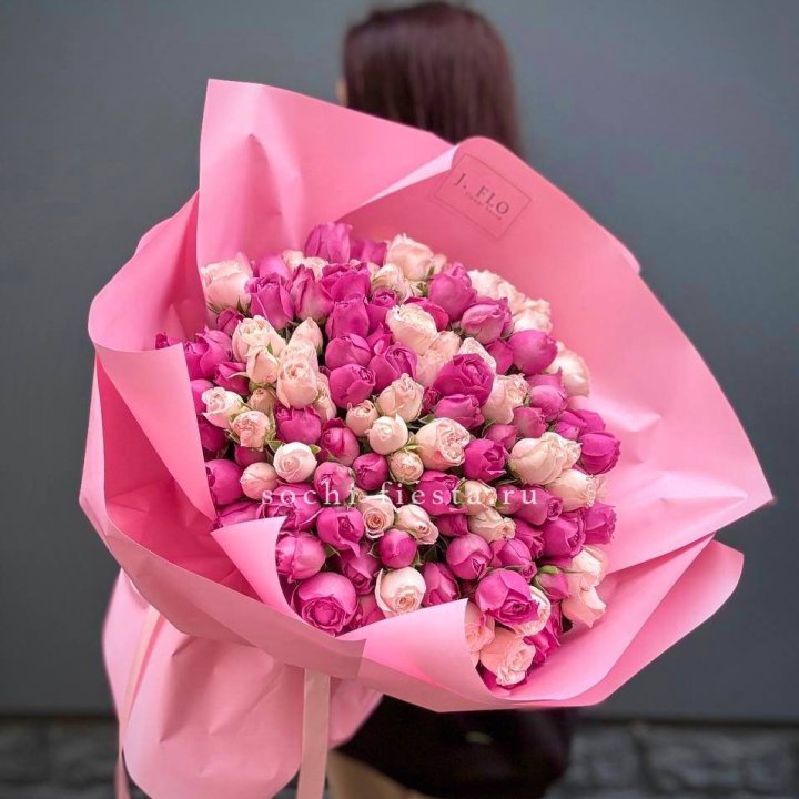 51 кустовая роза  в Абакане