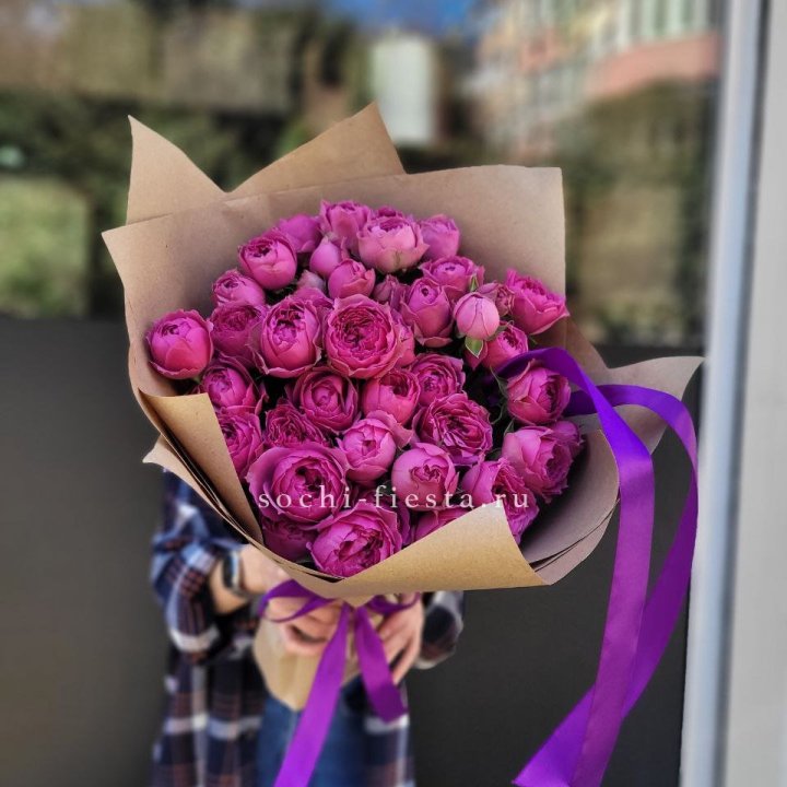 Букет с Мисти бабблс  в Абакане