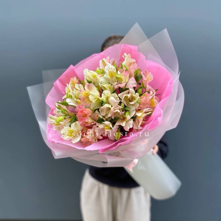 букет альстромерий "Черри" в Абакане