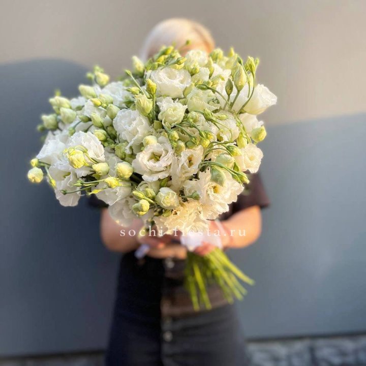 Букет эустом под ленту  в Абакане