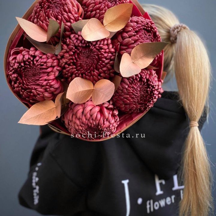 Хризантемы "Голд шоколад" в Абакане