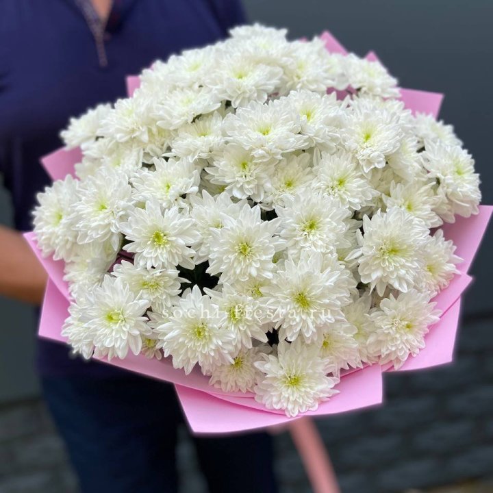  Букет 15 хризантем  в Абакане