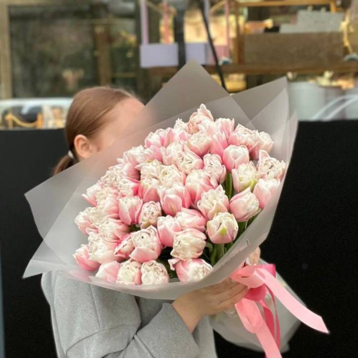 51 нежный тюльпан в Абакане