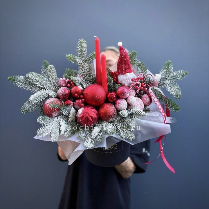 Композиция "Мери крисмас ред" в Абакане