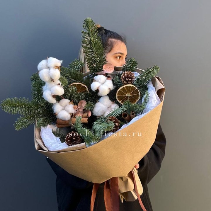 Зимний букет с нобилисом в Абакане