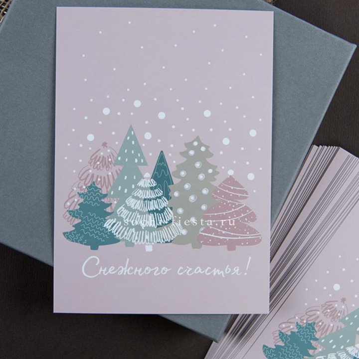 Открытка к букету "Снежного счастья" в Абакане