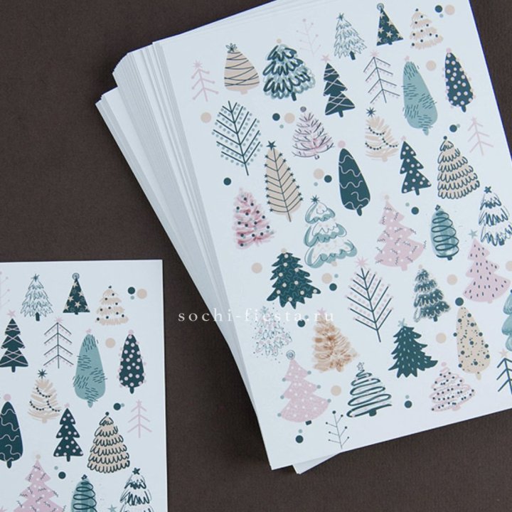 Открытка к букету "Елки" в Абакане