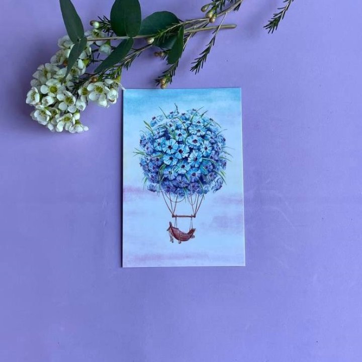 Открытка к букету "Флоростат" в Абакане