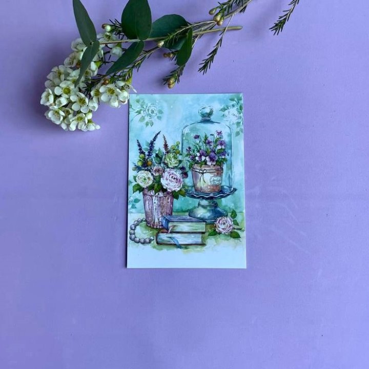 Открытка к букету "Книги" в Абакане